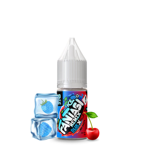 Blue Raspberry X Cherry Ice 10ml Sels de nicotine | 50/50 E-Liquide | Fantasi