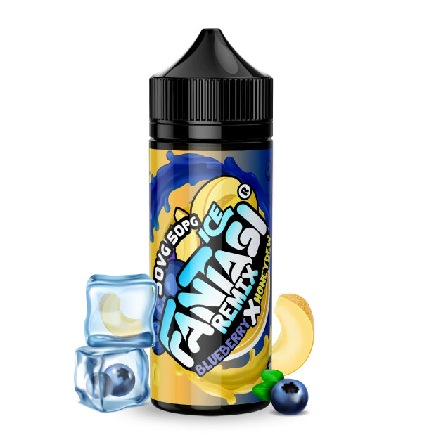 Blueberry X Honeydew Ice 50/50 E-Liquid | Fantasi