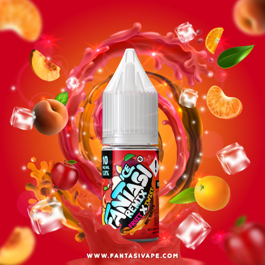 Fruit X Twist 10ml Sali di nicotina | 50/50 Liquido | Fantasi