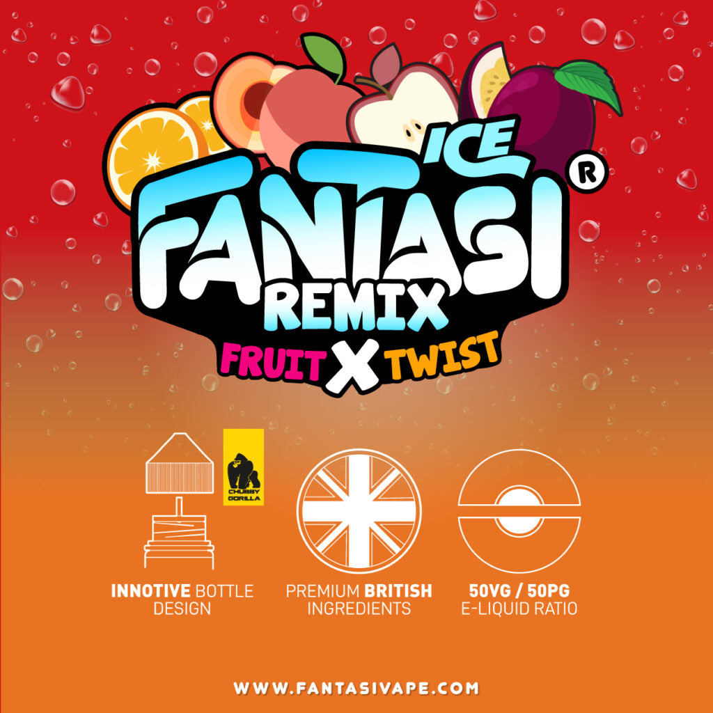 Fruit X Twist 10ml Sali di nicotina | 50/50 Liquido | Fantasi