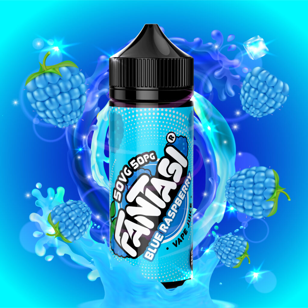 Blue Raspberry 50/50 E-Liquid | Fantasi