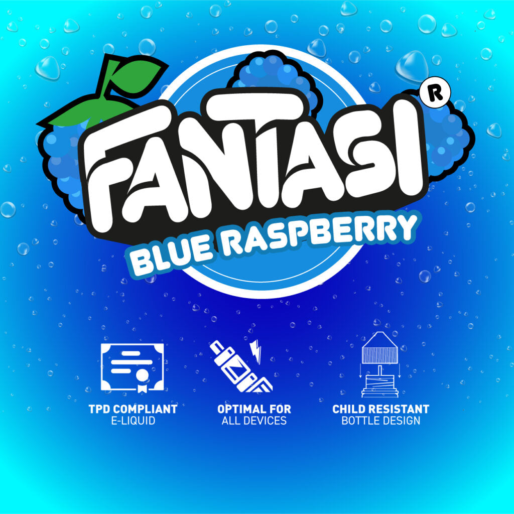 Blue Raspberry 50/50 E-Liquid | Fantasi