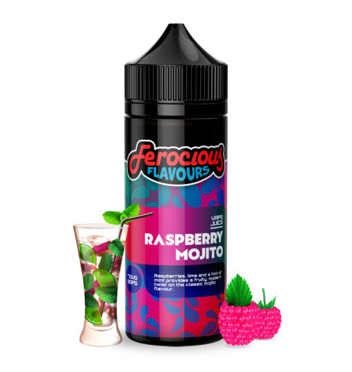 Raspberry Mojito 70/30 | E-Liquide (Framboise Mojito) Ferocious