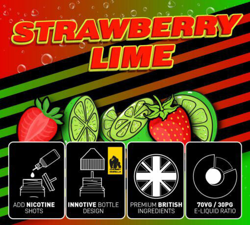 Strawberry Lime 70/30 | Ferocious E-Liquid (Erdbeer-Limette)