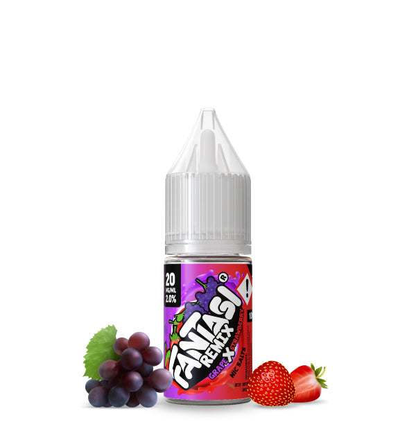 Grape X Strawberry 10ml Sali di nicotina | 50/50 Liquido | Fantasi