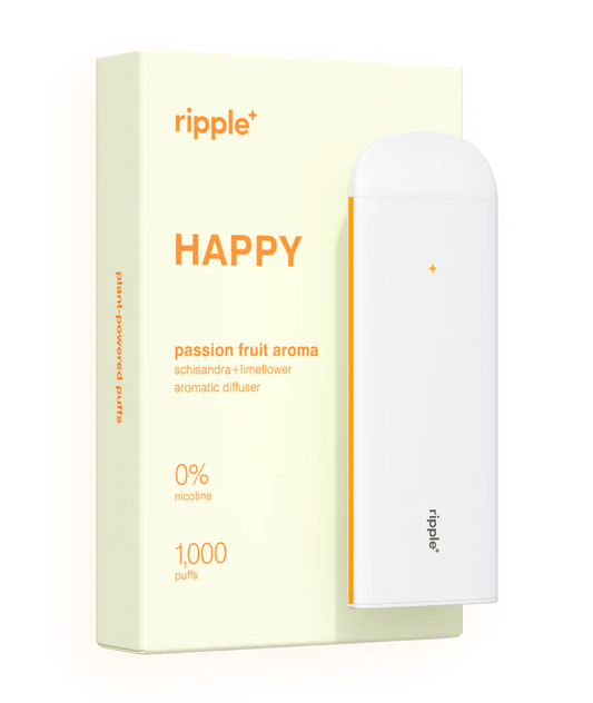 Ripple+ HAPPY passion fruit aroma (fruit de la passion) | Diffuseur zéro nicotine