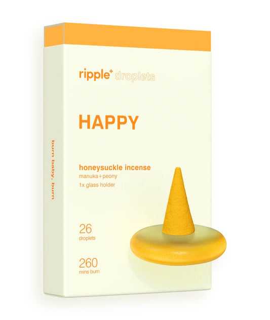 Ripple+ Honeysuckle Incense - manuka+peony | 26 droplets / pack