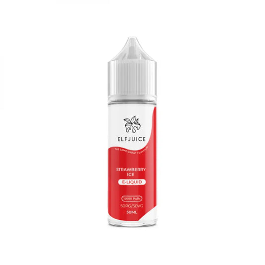 Strawberry Ice - Liquido | Elf Juice | 50ml Shortfill | 50/50