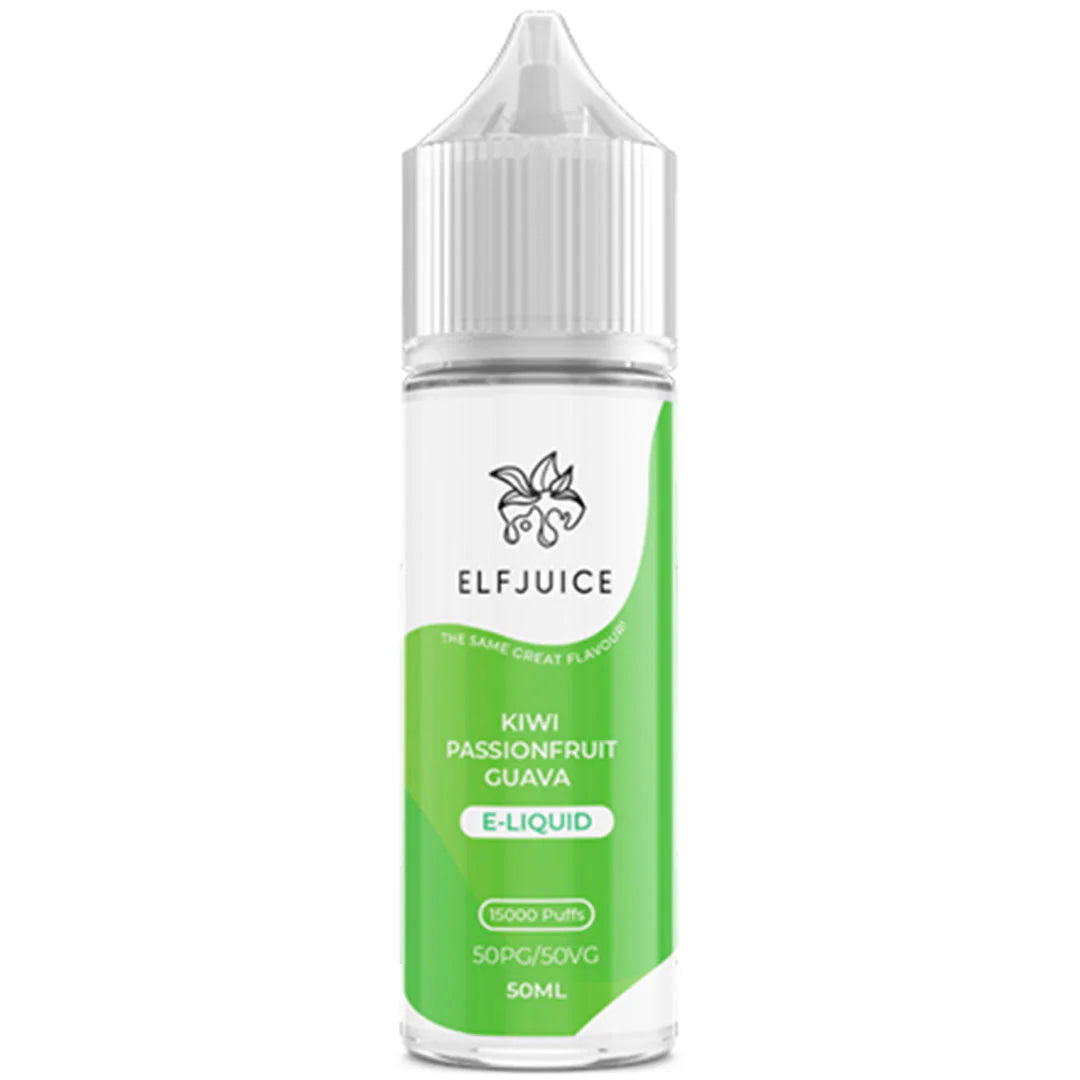 Kiwi Passion Guava - E-liquide | Elf Juice | 50ml Shortfill | 50/50