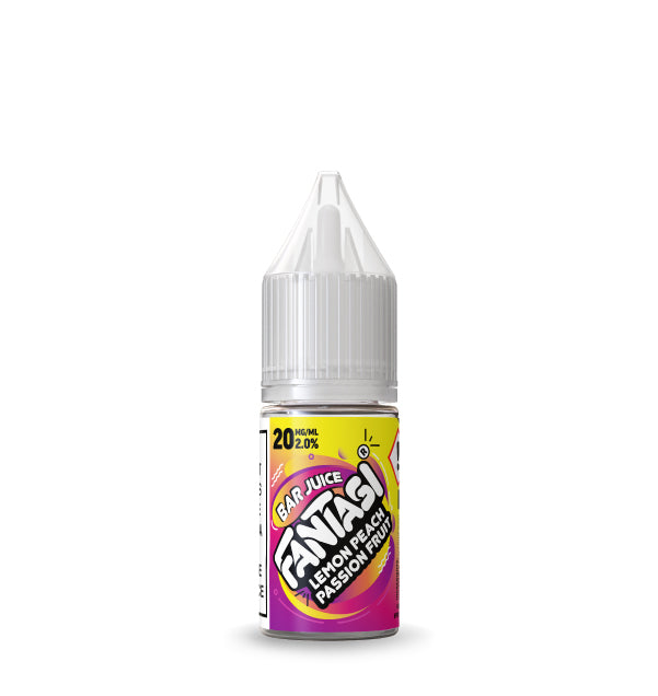 Lemon Peach & Passion Fruit Ice 10ml Nic Salts | 50/50 E-Liquid | Fantasi