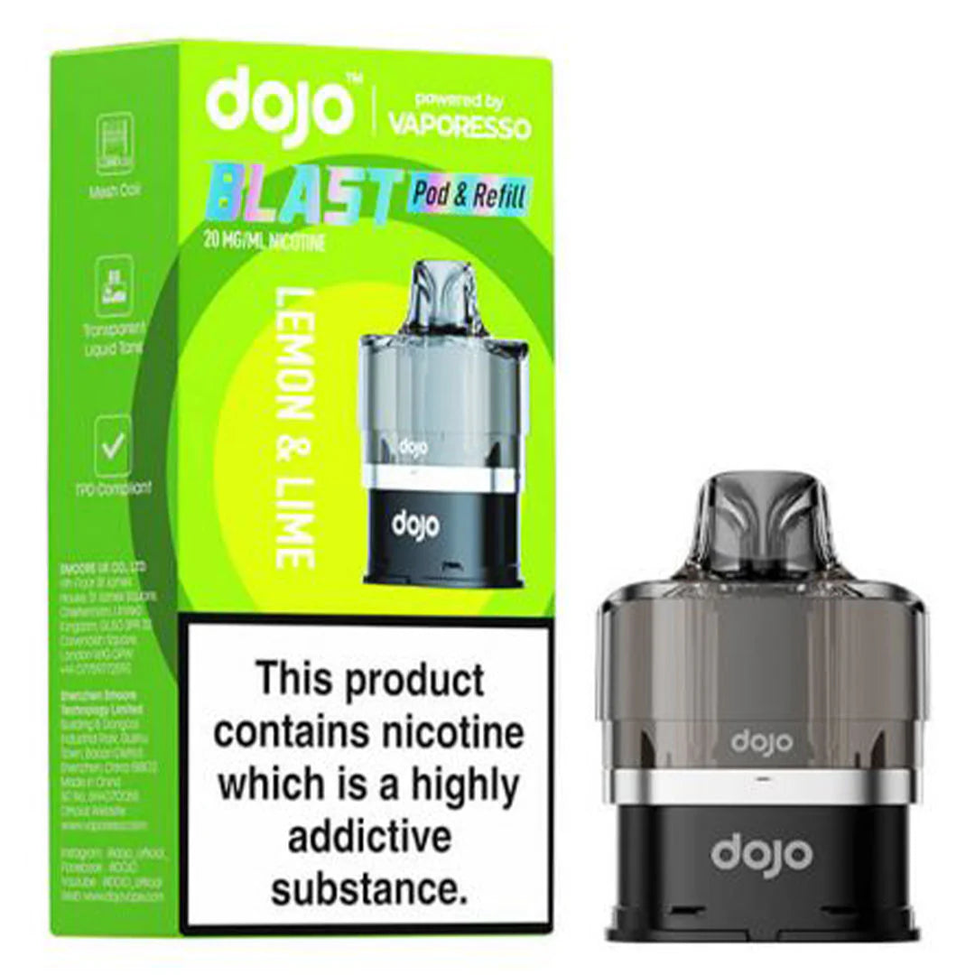 Lemon & Lime Vaporesso Dojo Blast 6000 Prefilled Pod