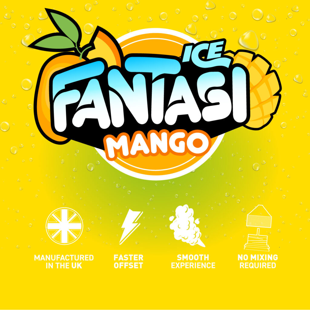 Mango Ice 10ml Nikotinsalz | 50/50 E-Liquid | Fantasi