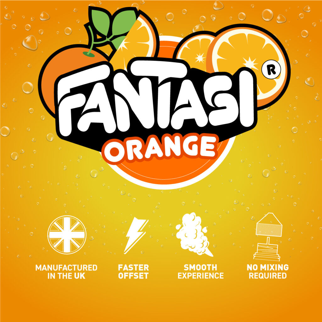 Orange 10ml Nikotinsalz | 50/50 E-Liquid | Fantasi