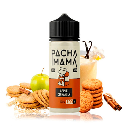 Pacha Mama - Apple CinnaMilk - 100ml, E-Liquid | 70/30 (Apfel & Zimt & Milch)