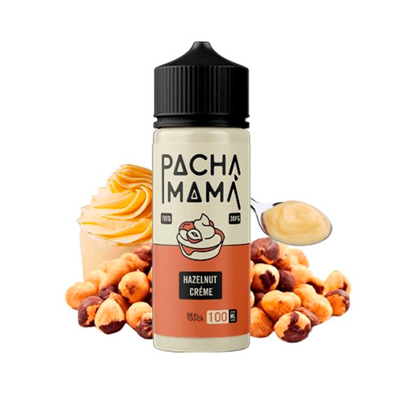 Pacha Mama - Hazelnut Creme, 100ml, E-Liquide | 70/30 (Noisettes & Crème sucrée)