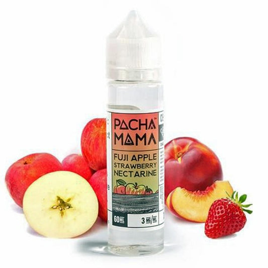 Pacha Mama - Fuji Apple / Strawberry / Nektarine - 50ml, E-Liquid | 80/20 (Fuji-Apfel / Erdbeere / Nektarine)