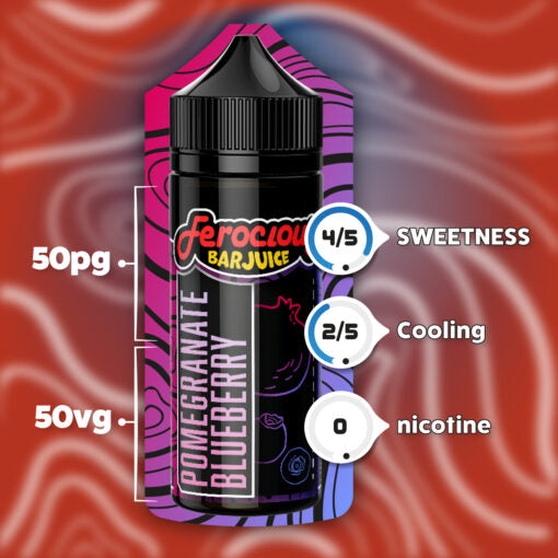 Pomegranate Blueberry 50/50 | Ferocious E-Liquid