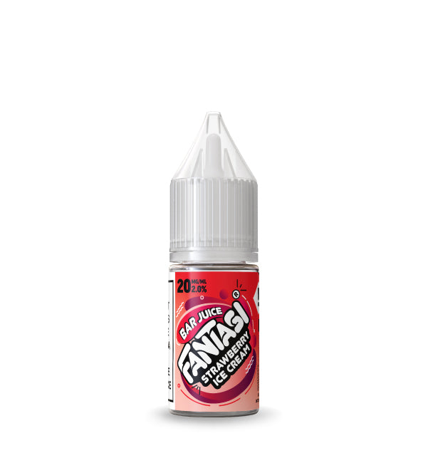 Strawberry Ice Cream 10ml Nikotinsalz | 50/50 E-Liquid | Fantasi