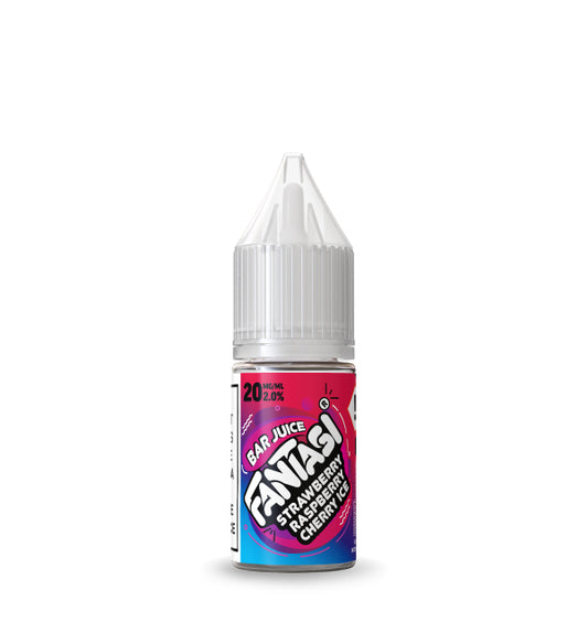 Strawberry Raspberry & Cherry Ice 10ml Sali di nicotina | 50/50 Liquido | Fantasi