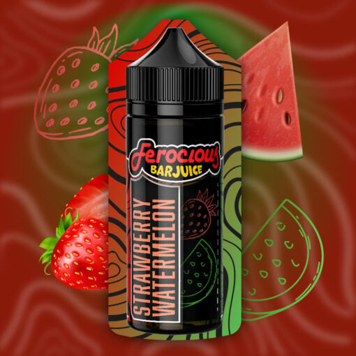 Strawberry Watermelon 50/50 | Ferocious E-Liquid (Erdbeere Wassermelone)