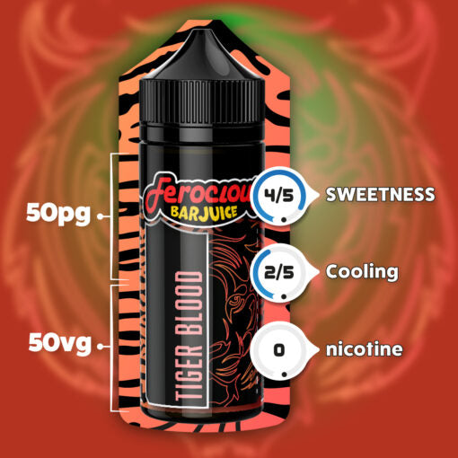 Tiger Blood 50/50 | Ferocious E-Liquid