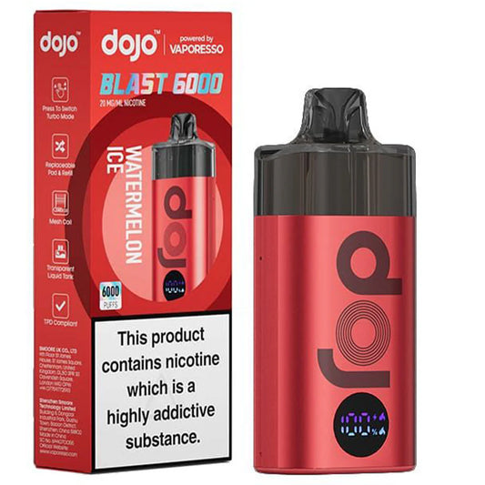 Watermelon Ice - Vaporesso Dojo Blast 6000 Vape Kit