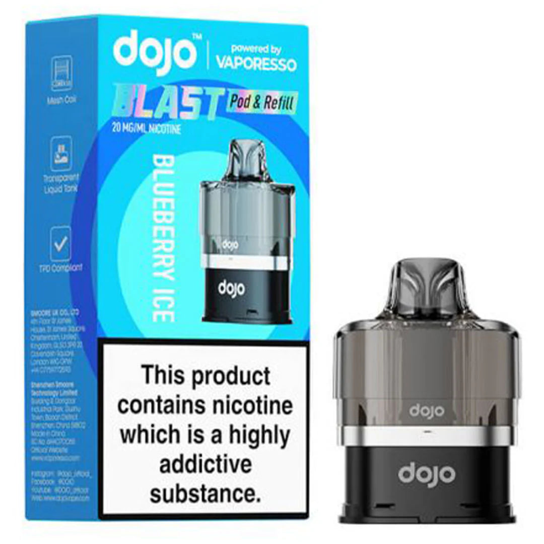 Blueberry Ice Vaporesso Dojo Blast 6000 Prefilled Pod