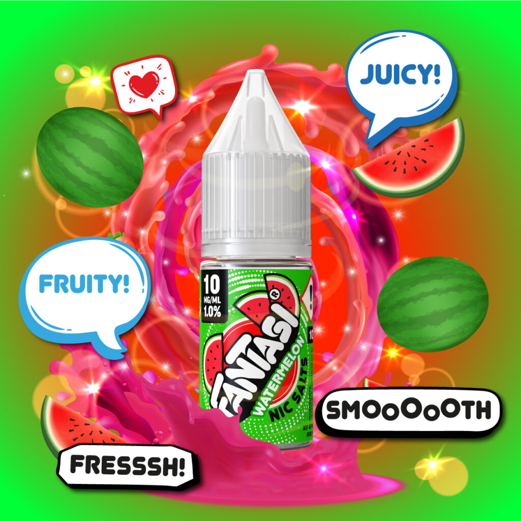 Watermelon 10ml Nikotinsalz | 50/50 E-Liquid | Fantasi