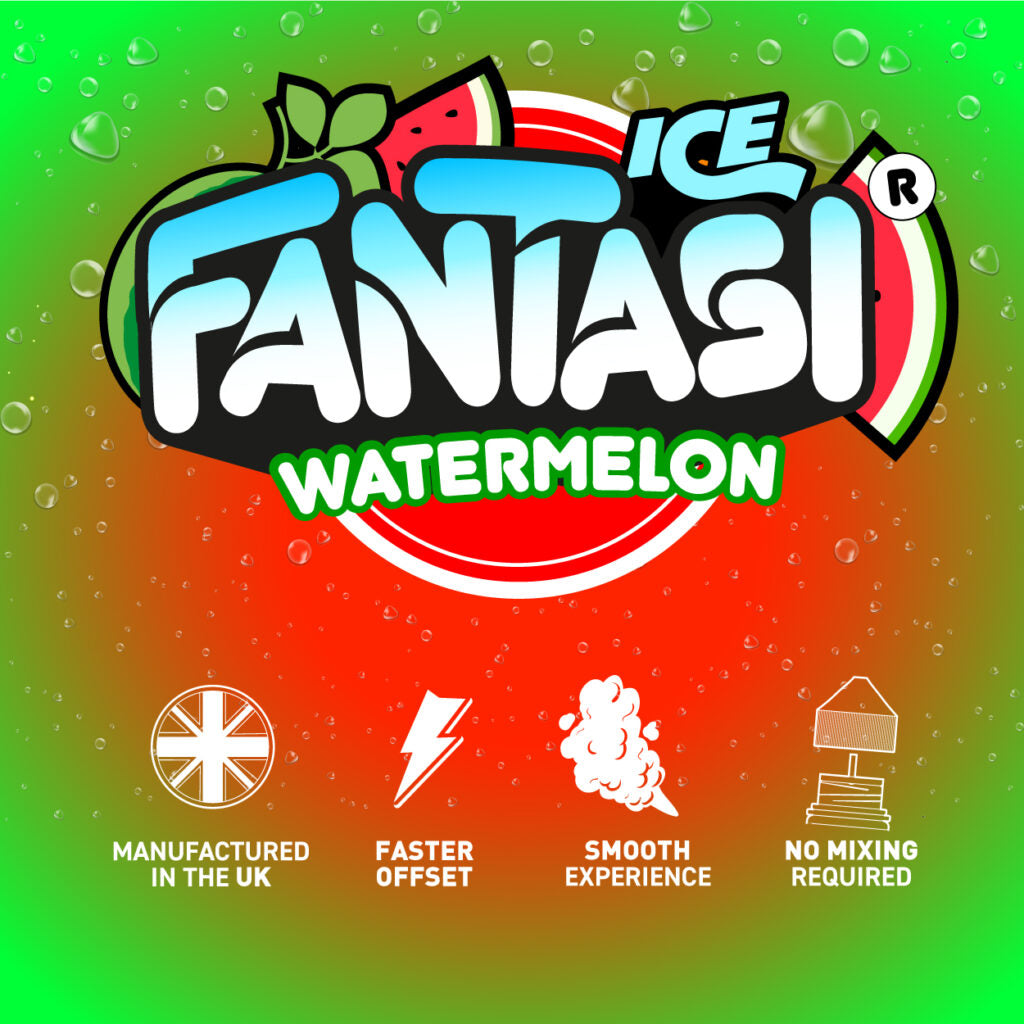 Watermelon Ice 10ml Nikotinsalz | 50/50 E-Liquid | Fantasi