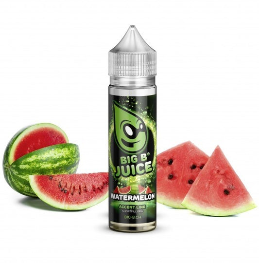 BIG B Juice Accent Line, Watermelon 50ml ''Shortfill'' E-Liquid (Wassermelone) | 70/30