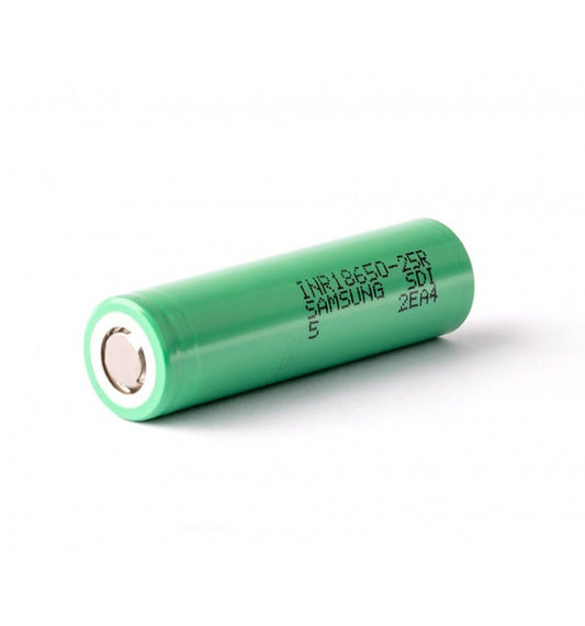 Vape batterie Samsung 25r inr 18650 2500mah - 35a