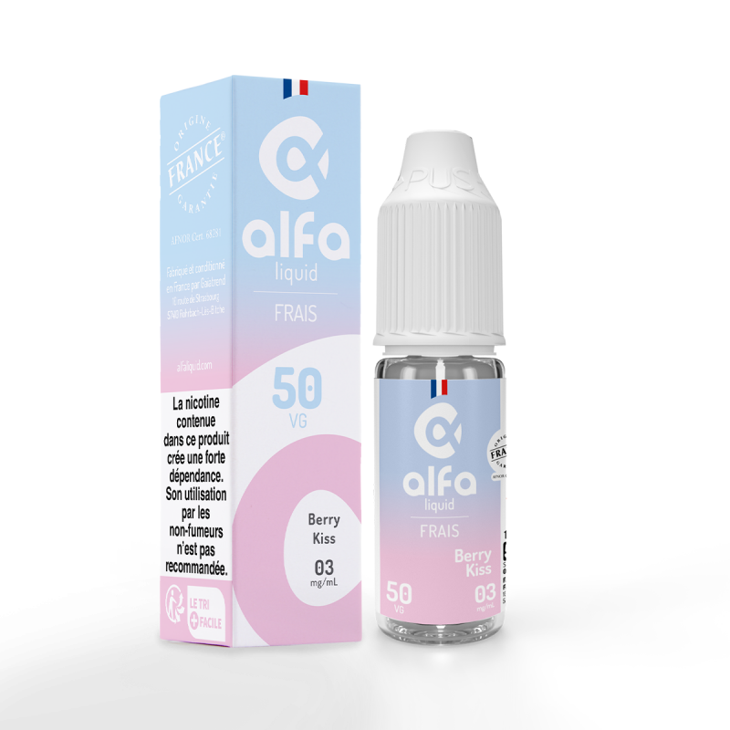 E-Liquide Berry Kiss - Alfaliquid | Frais | 10ml, 50ml in 70ml | 50/50
