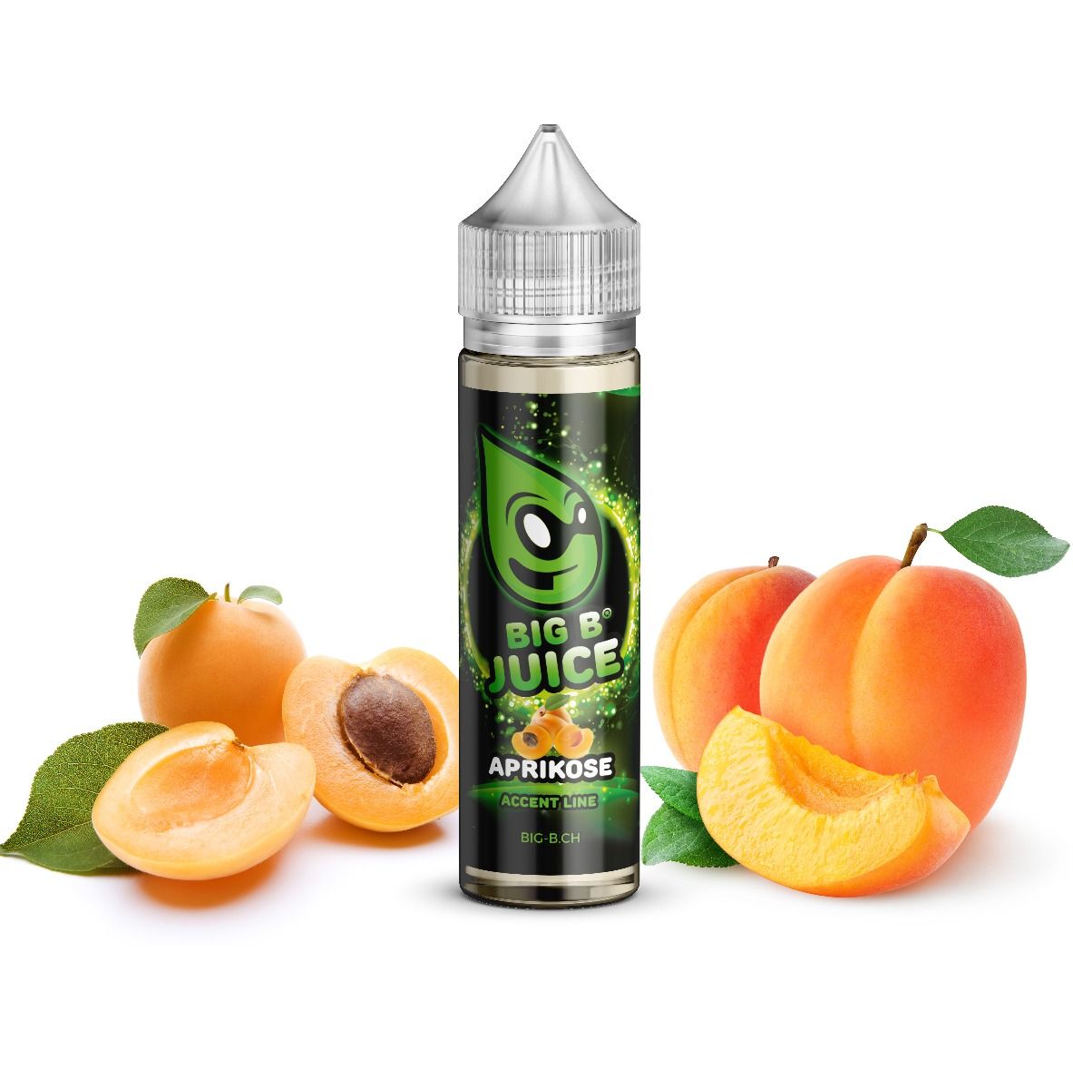 BIG B Juice Accent Line, Apricot 50ml ''Shortfill'' E-Liquid (Aprikose) | 70/30