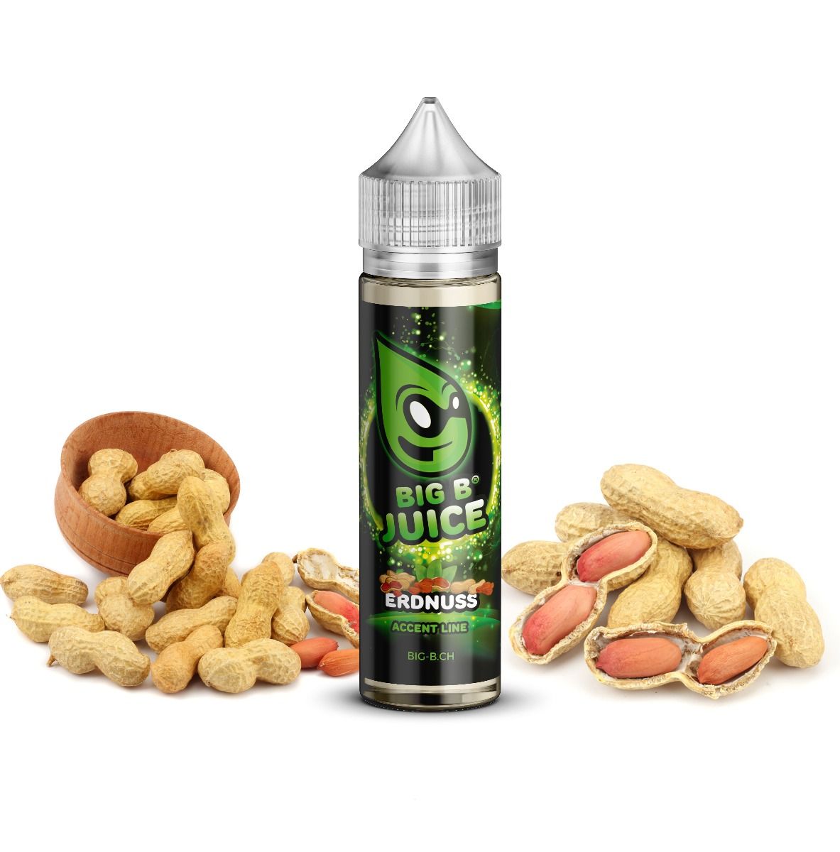 BIG B Juice Accent Line, Peanut 50ml ''Shortfill'' E-Liquid (Erdnuss) | 70/30