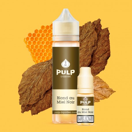 E-Liquide Blond au Miel Noir - Pulp | 10 ml, 60 ml avec nicotine | 30/70