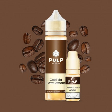 E-Liquide Café du Saint Amour - Pulp | 10 ml, 60 ml avec nicotine | 30/70
