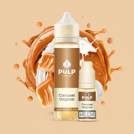 E-Liquid Caramel Orgininal - Pulp | 10 ml, 60 ml mit Nikotin | 30/70