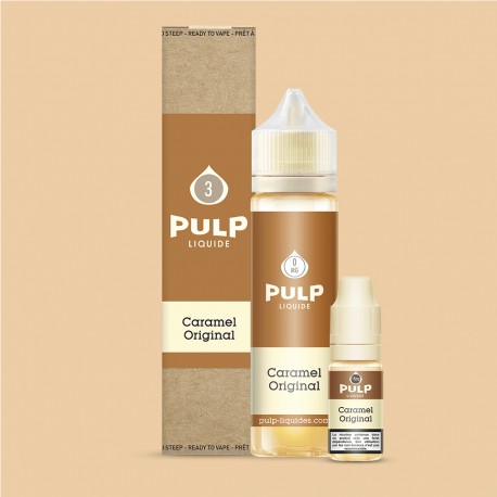 E-Liquido Caramel Orgininal - Pulp | 10 ml, 60 ml con nicotina | 30/70