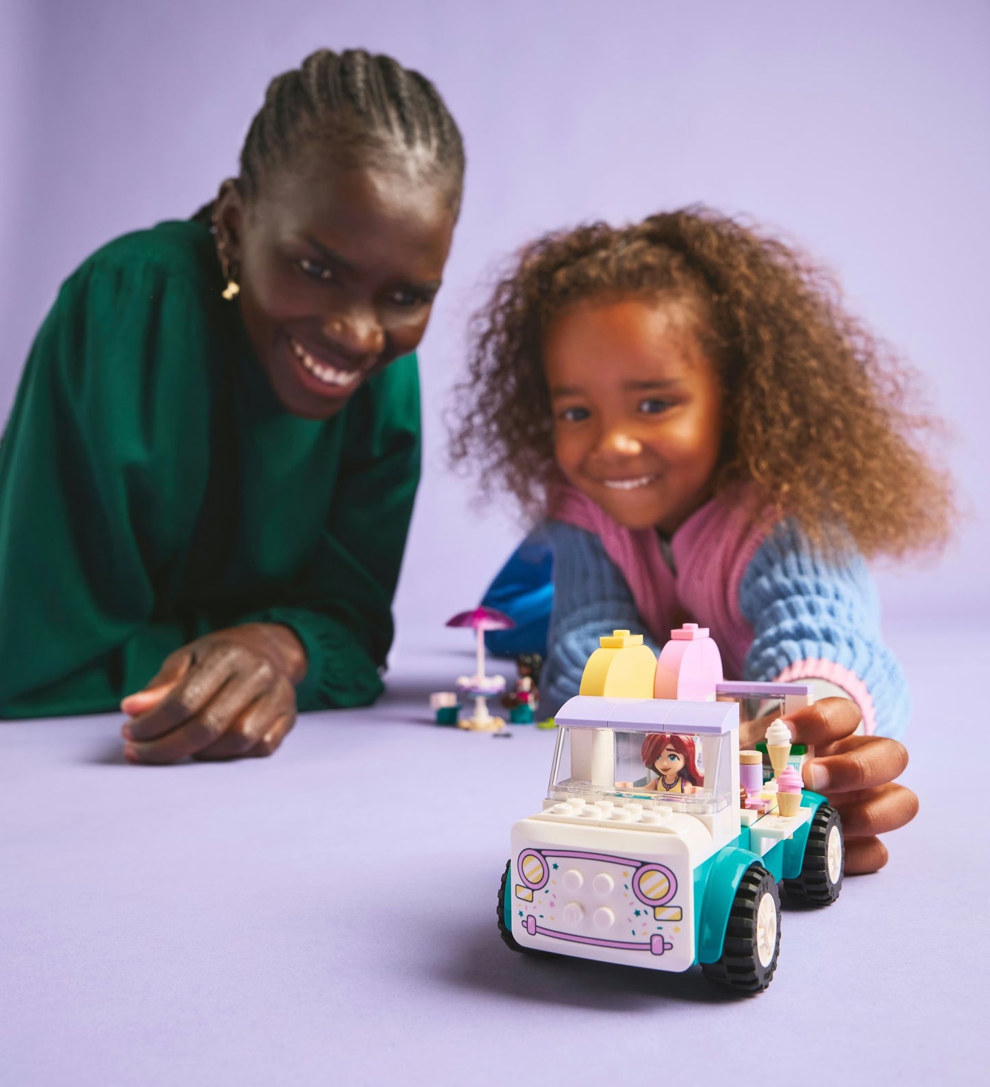 Camion de glaces Heartlake City Lego Friends, 92 pièces, à partir de 4 ans