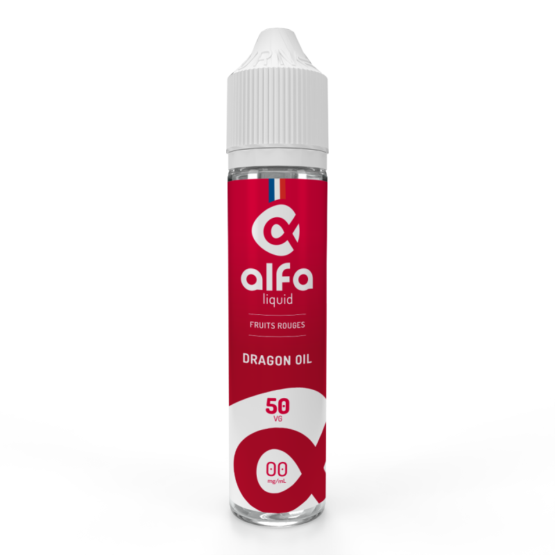 E-Liquide Dragon Oil - Alfaliquid | Fruits rouges | 10ml, 50ml in 70ml | 50/50