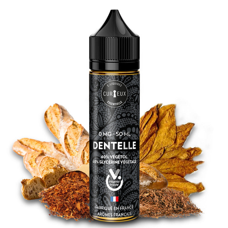 E-Liquid Dentelle - Végétol - Essentielle Edition by Curieux | 50ml "Shortfill 70ml" | 60/40