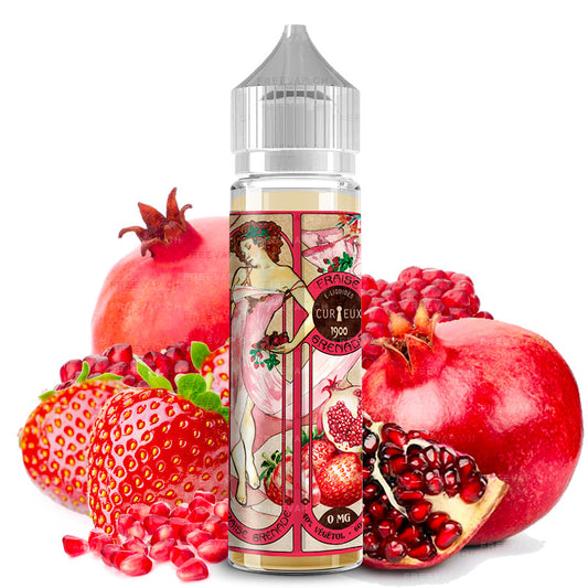E-Liquid Strawberry Pomegranate - Shortfill Format - 1900 Edition by Curieux | 50ml