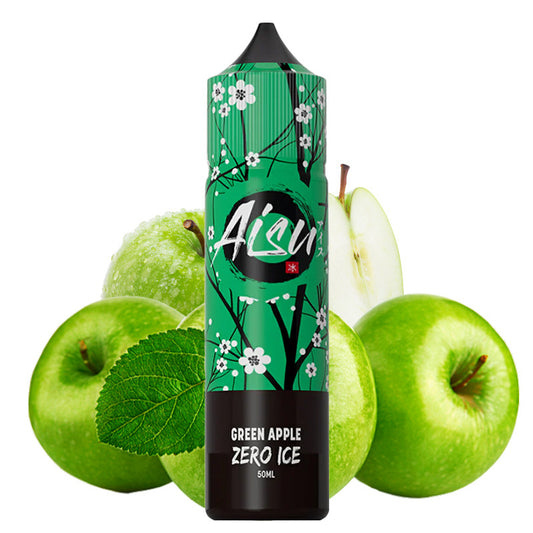 E-Liquid Green Apple Zero Ice - Aisu by Zap! Juice | 50 ml "Shortfill 60 ml" | 70/30