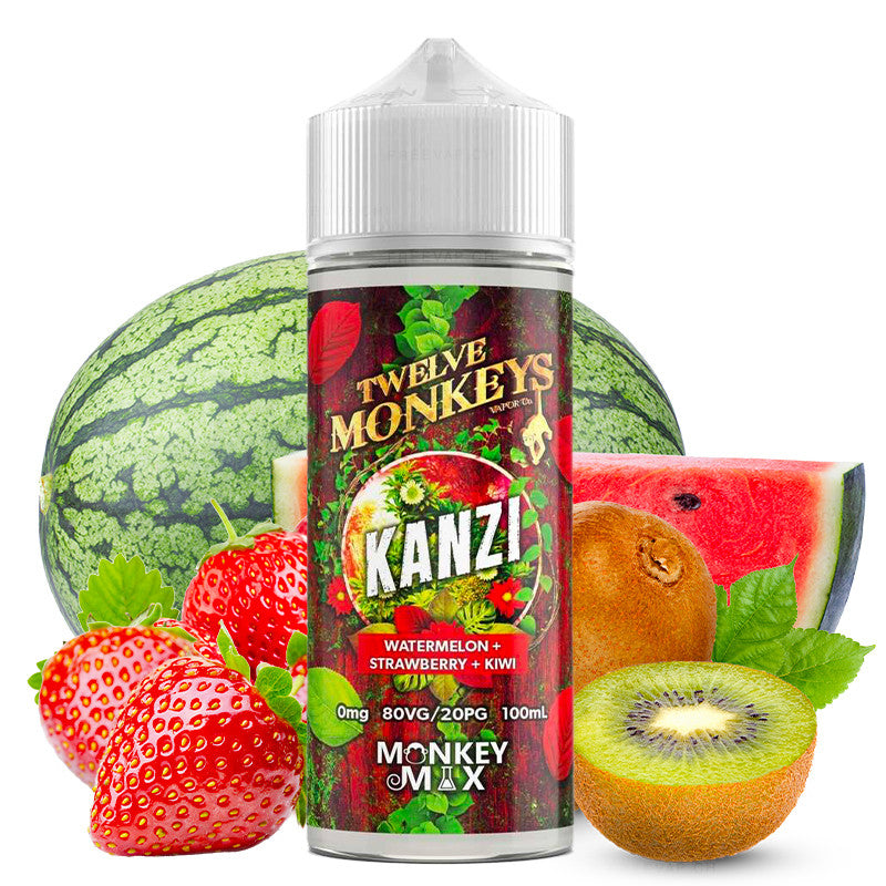 E-Liquid Kanzi - Twelve Monkeys | 100 ml "Shortfill 120 ml" | 80/20