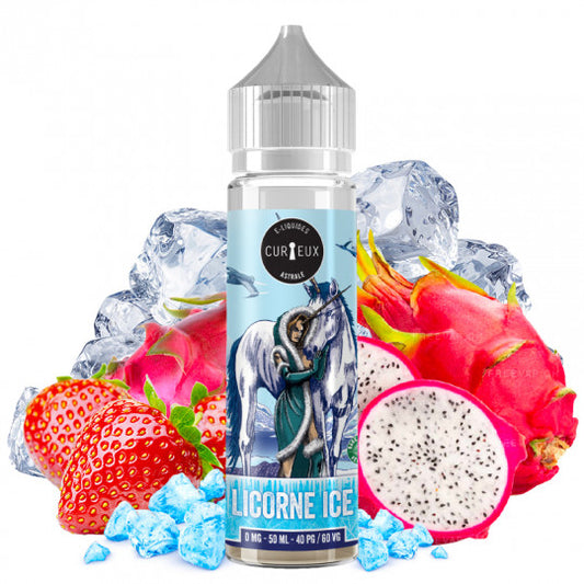 E-Liquide Licorne Ice - Edition Astrale by Curieux | 50ml "Shortfill 70ml" | 60/40