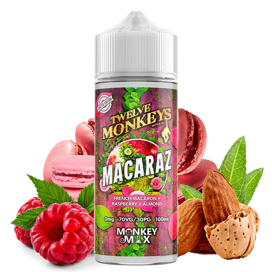E-Liquide Macaraz - Twelve Monkeys | 100 ml "Shortfill 120 ml" | 75/25