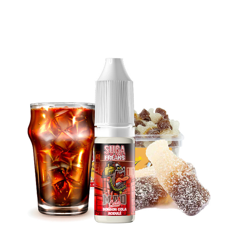 E-Liquide Mad Cola - Suga Freaks by Alfaliquid | 10ml, 50ml "Shortfill 60ml" | 50/50