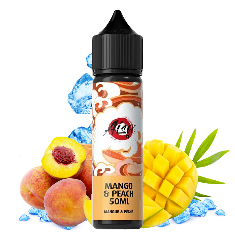 E-Liquid Mango & Peach - Aisu by Zap! Juice (Mango-Pfirsich) | 50 ml "Shortfill 60 ml" | 70/30