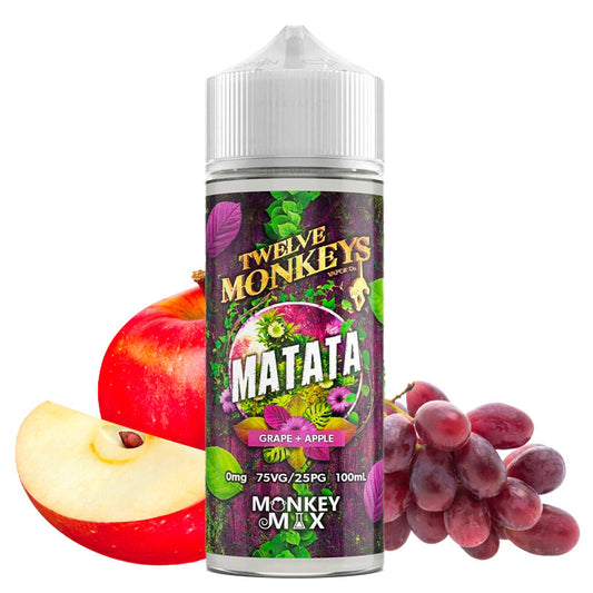 E-Liquide Matata - Twelve Monkeys | 100 ml "Shortfill 120 ml" | 75/25