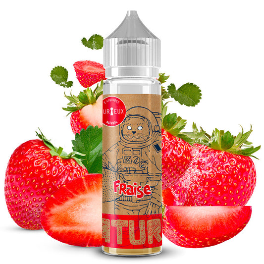 E-Liquid Natural Strawberry - Shortfill Format - Edition Natural by Curieux | 50ml | 50/50